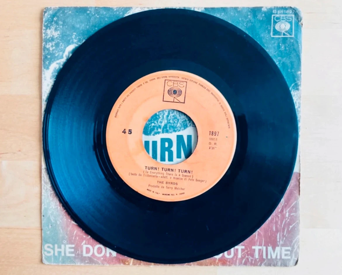 45rpm vinyl record The Byrds "Turn! Turn! Turn!" – photo 2